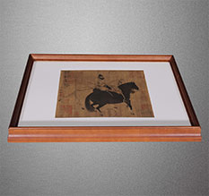 临洮书画装裱配框服务案例